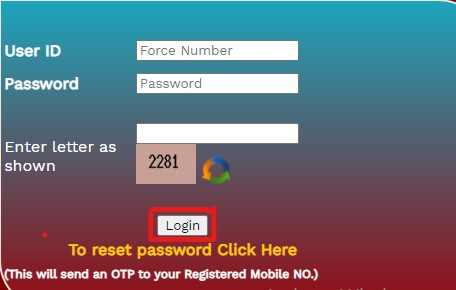 CISF Employee Corner Login